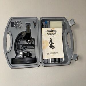 ScienceOlogy Vintage Microscope Set Kids Education Learning HomeSchool Summer